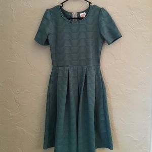 Lularoe Teal Amelia Dress